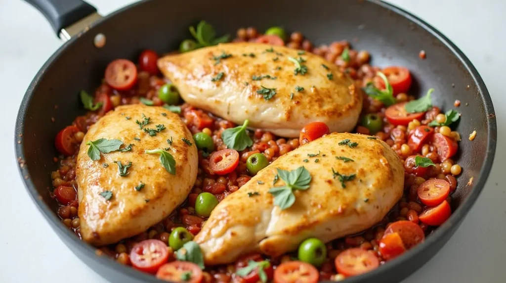 Speedy Skillet Chicken Primavera